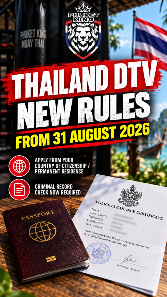 Thailand DTV Visa Rules Have Changed: What You Need to Know From 31 August 2026