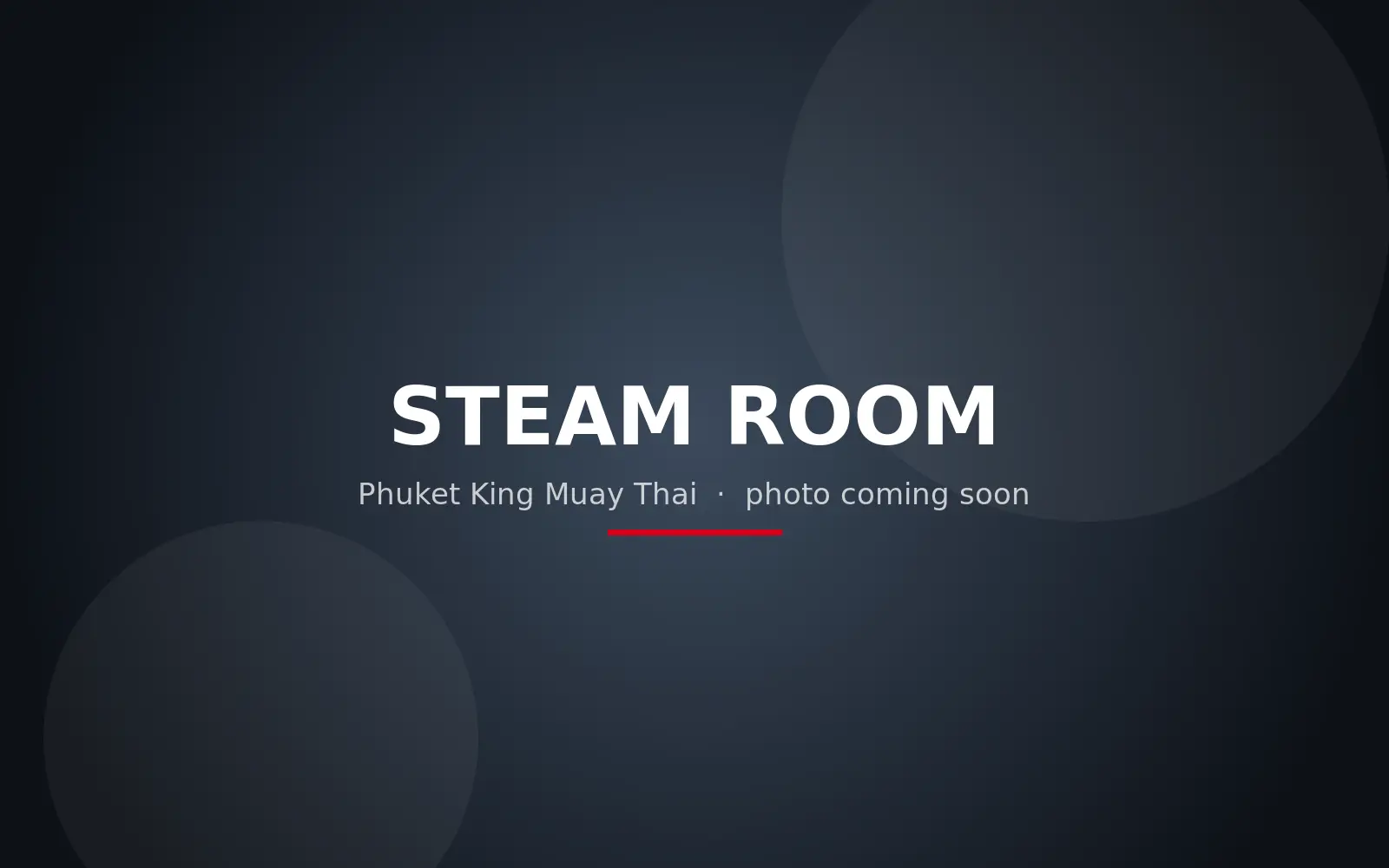 The herbal steam room